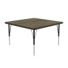 Square Adjustable High Pressure Laminate Activity Table - Correll A-SQ