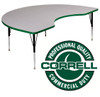 Kidney Adjustable High Pressure Laminate Activity Table - Correll A4872-KID