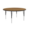 Round Adjustable High Pressure Laminate Activity Table - Correll A-RND