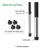 **Optional** Robust Oval Legs for Round Adjustable High Pressure Laminate Activity Table - Correll
**Sold Separately**
