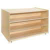 Wood Designs WD16603 Double Mobile Storage with Assorted Trays
