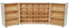 25 Tray Tri-Fold Storage without Trays - Wood Designs WD25509 **Without Trays**