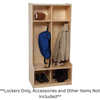 2 Section Seat Locker - Wood Designs WD52400 **Lockers Only**