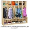 6 Section Seat Locker - Wood Designs WD51006 **Lockers Only**