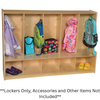 Toddler 36.75"H 5 Section Locker - Wood Designs WD53700