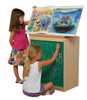Wood Designs WD34100 Big Book Display and Storage with Chalkboard