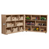 Wood Designs WD13720 Maple Folding Storage 36 inch Height