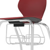 KI IWMC19BR Intellect Wave 19 inch Seat Height Music Chair with Book Rack