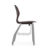 KI IWMC19BR Intellect Wave 19 inch Seat Height Music Chair with Book Rack