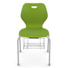 KI IWMC19BR Intellect Wave 19 inch Seat Height Music Chair with Book Rack
