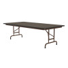 Light Duty Econoline Melamine Rectangle Adjustable Height Folding Table - Correll CFA Series