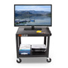 Two Shelf Steel AV Cart - Luxor AV26