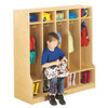 Jonti-Craft 5 Section Coat Locker with Step 
**Additional Furniture and Props Not Included**