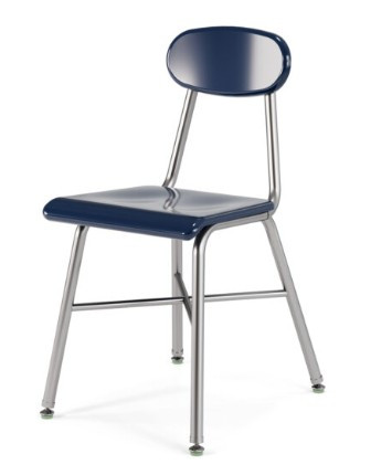 Legacy H-Frame Hard Plastic Chair with Cross Brace - USACapitol