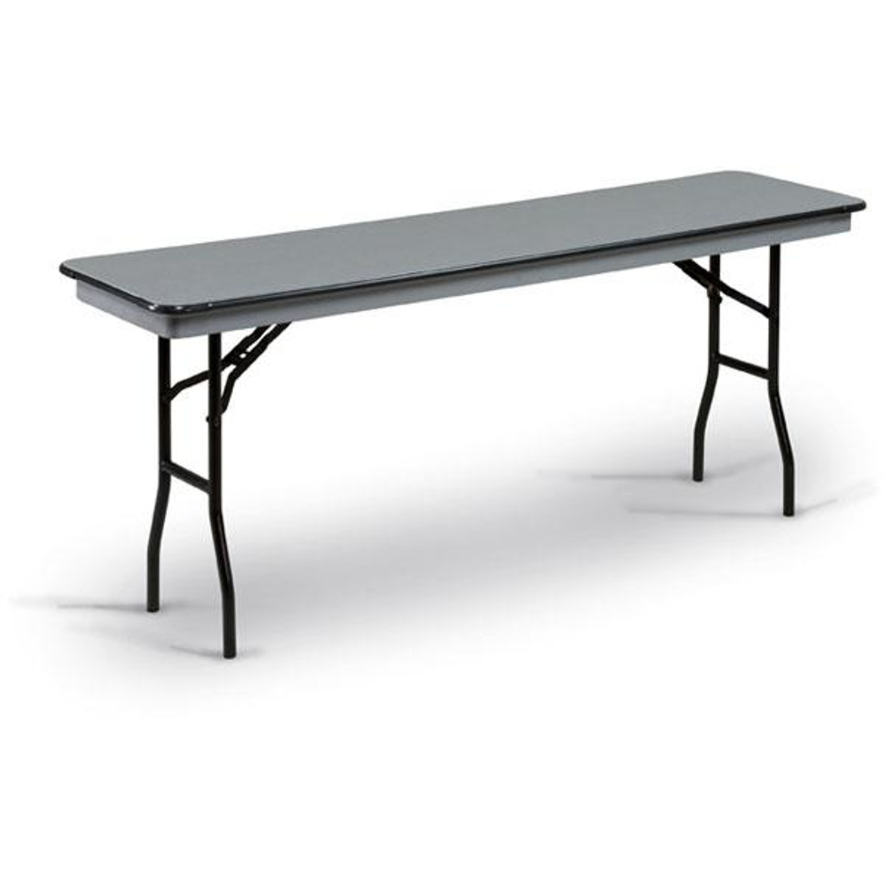 818NLW 18 x 96 Standard Seminar Hexalite Folding Table l