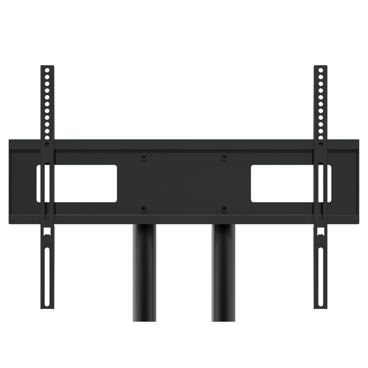 Luxor FP1000 Height Adjustable Rolling TV Stand Affordable Flat Panel Stands & H Wilson Products