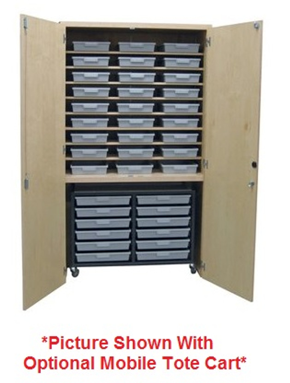 Garage cabinet storage for deals totes