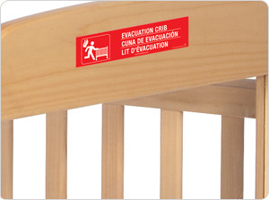 evacuation crib requirements