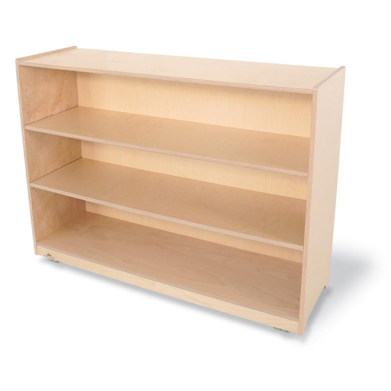 Whitney Brothers Mobile Adjustable Shelf Cabinet