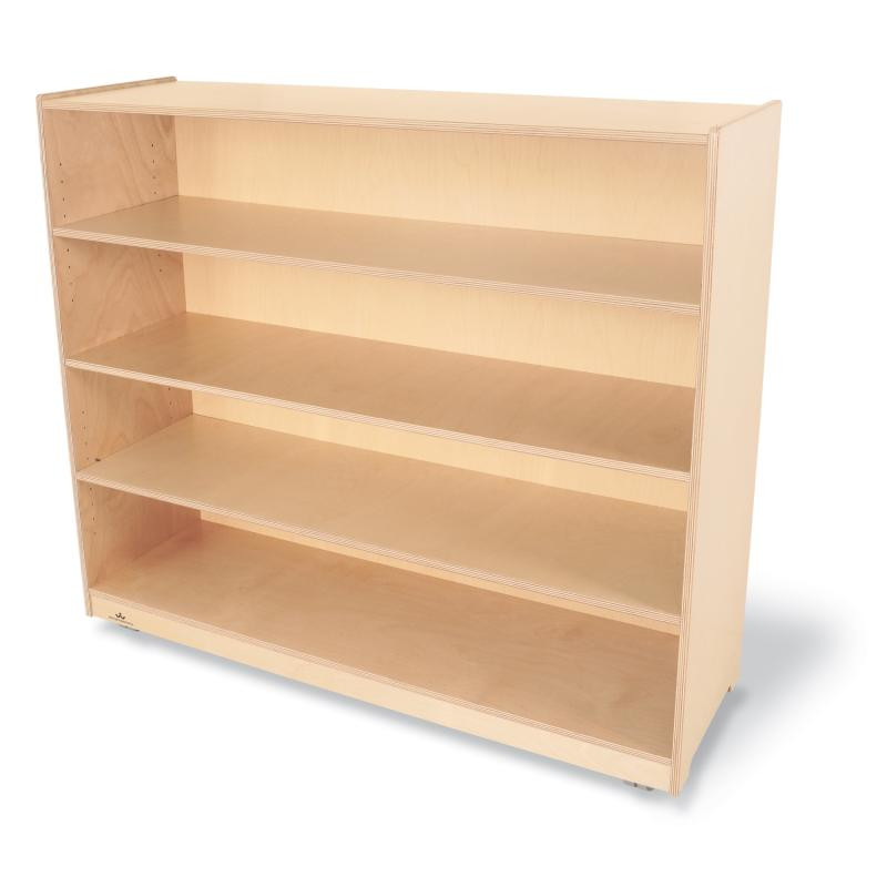 Whitney Brothers Mobile Adjustable Shelf Cabinet