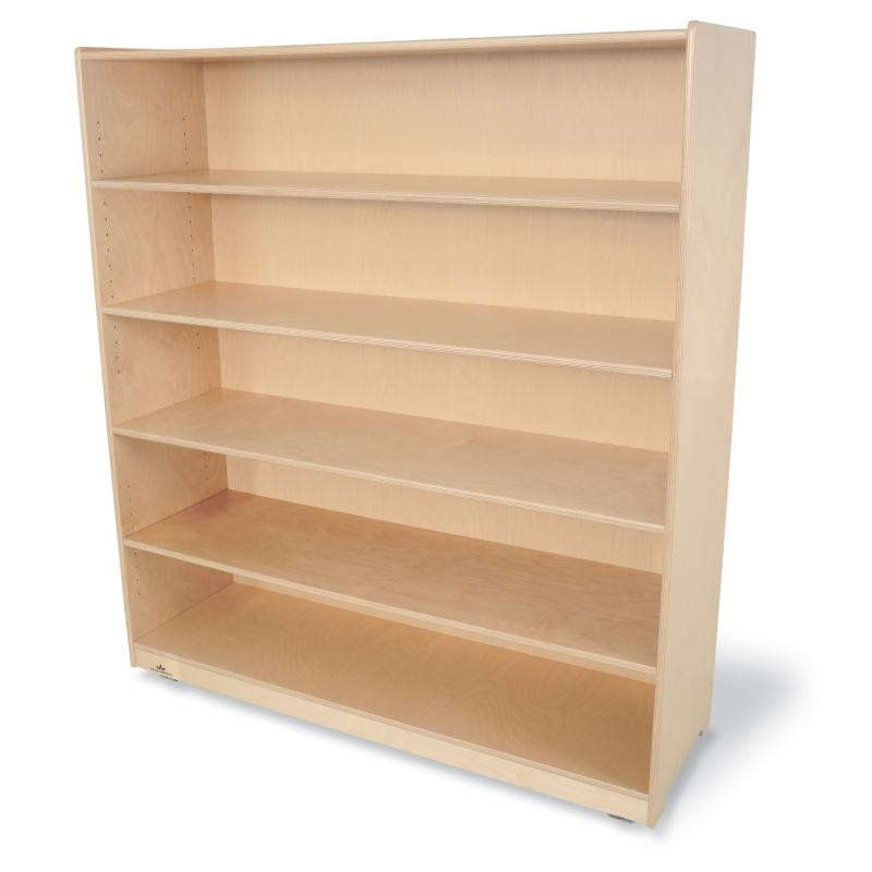 Whitney Brothers Mobile Adjustable Shelf Cabinet - Thumbnail 3