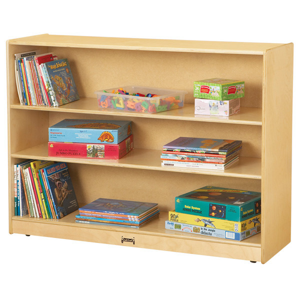 Jonti-Craft Adjustable Mobile Straight-Shelf - Thumbnail 2
