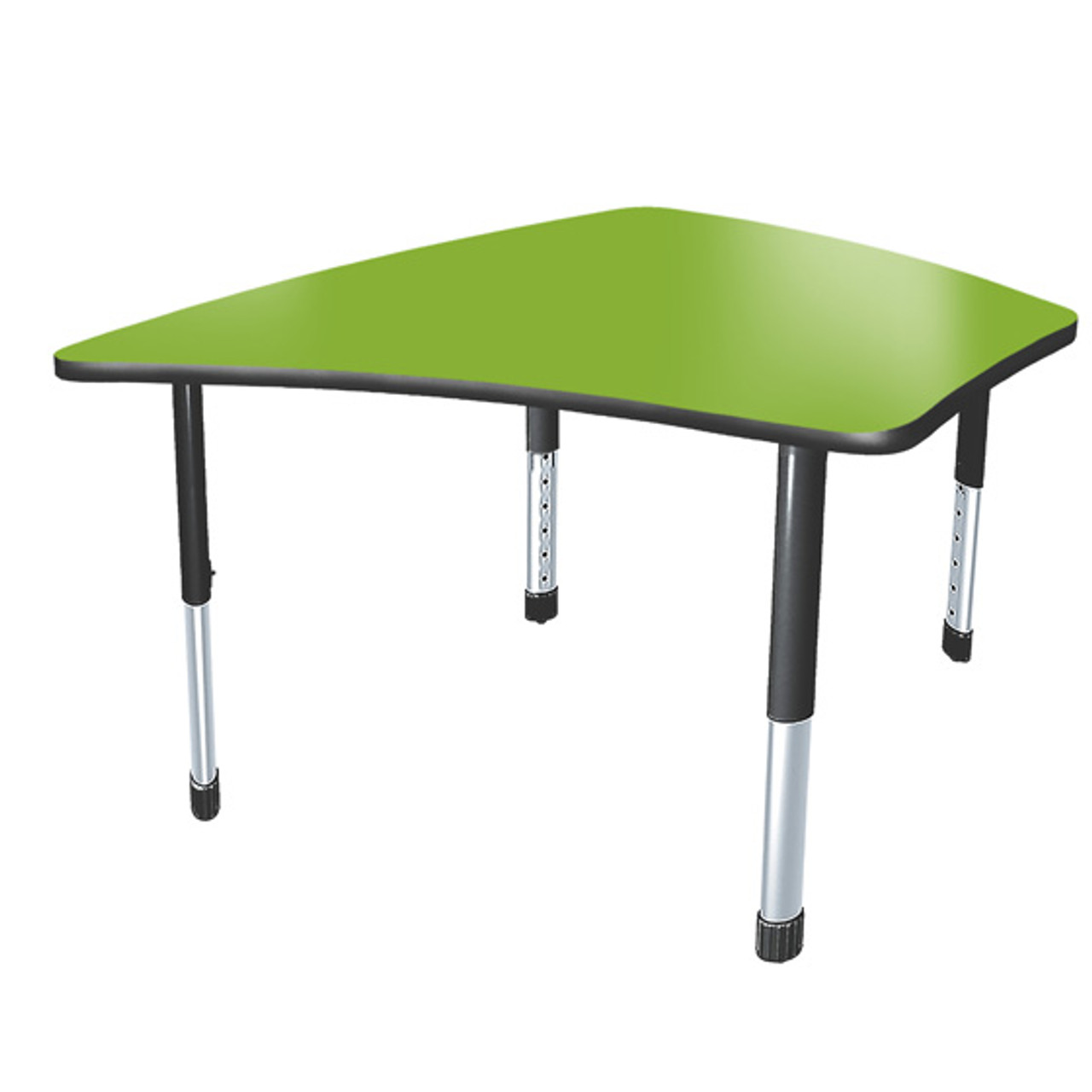 Allied Dry Erase Palm Single Student Desk with AERO Legs l