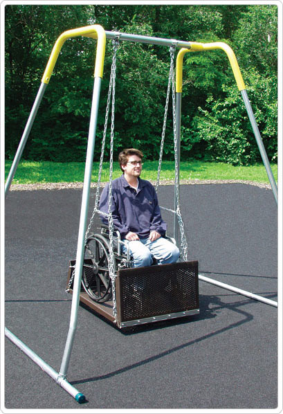 SportsPlay ADA Swing Adult Platform with Frame | Affordable Swings