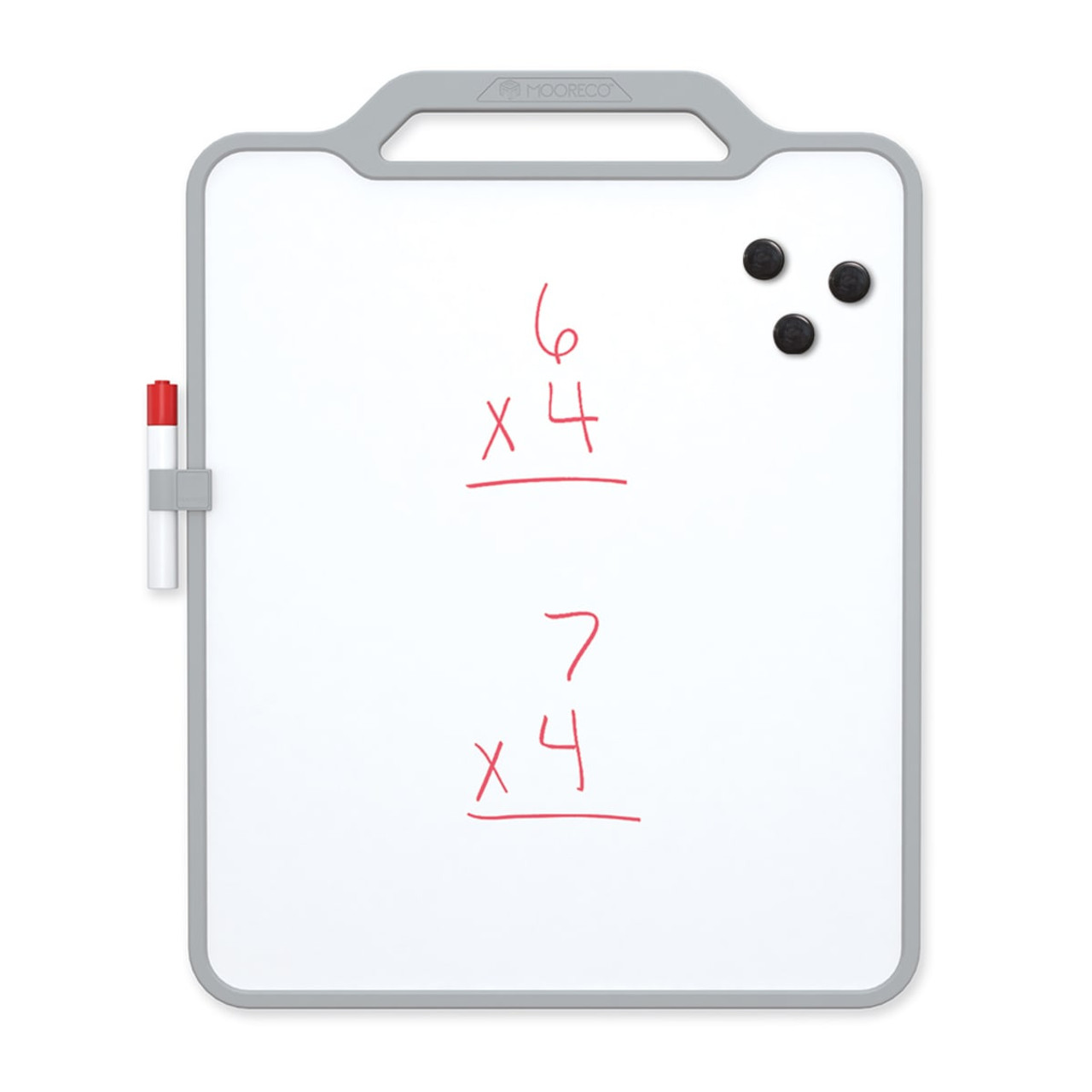 Double Sided Adjustable Height Magnetic Porcelain Dry Erase Easel by  MooreCo