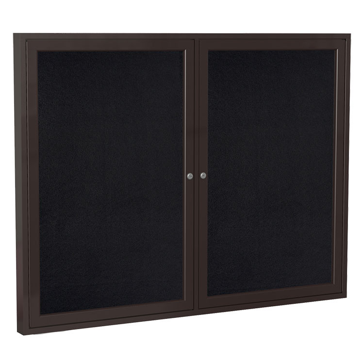 Splash Cork Board w Aluminum Frame (24 in. x 36 in./Blue