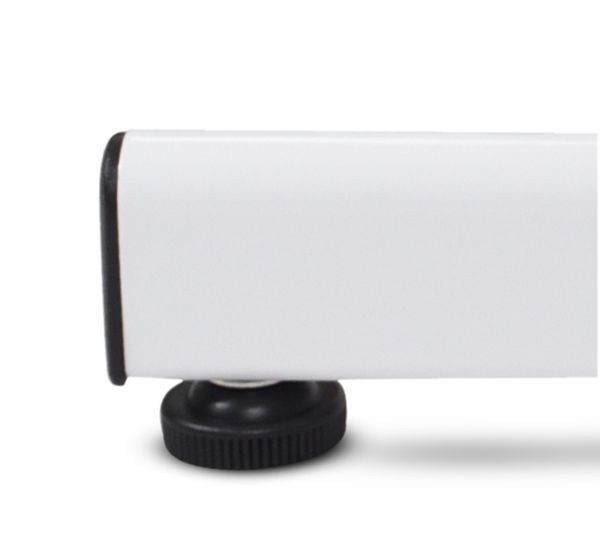 Pneumatic Adjustable Round Pedestal Table Luxor LXPNADJROUND