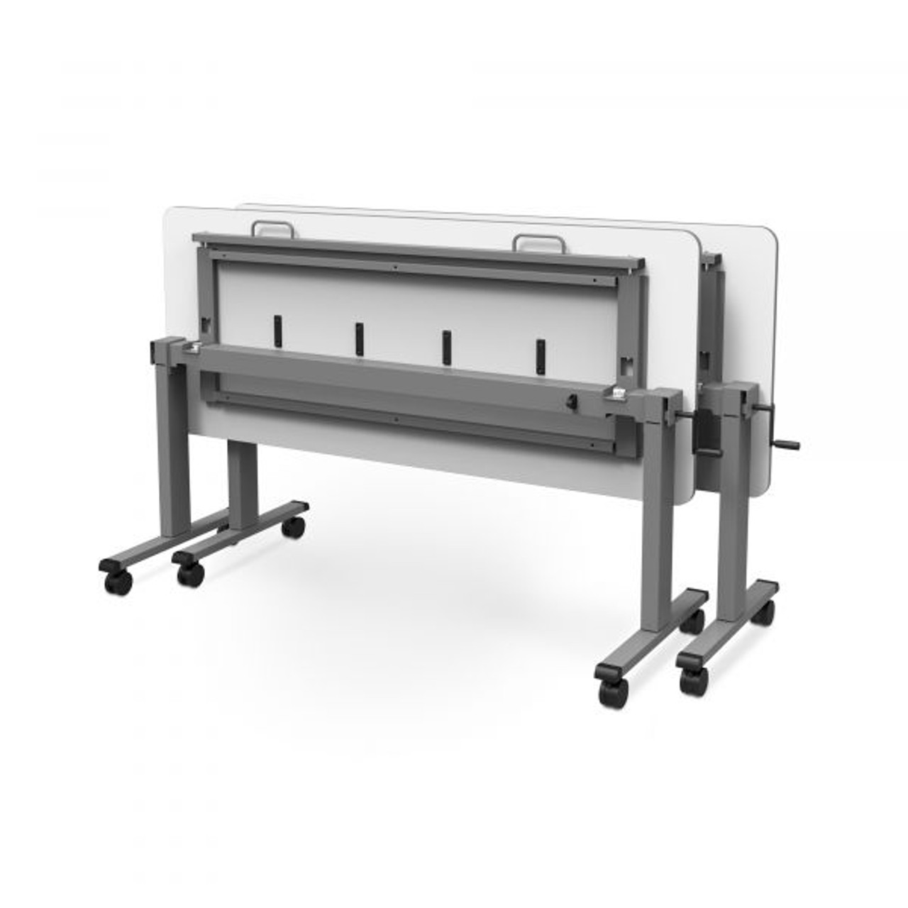 Adjustable Flip Top Table with Crank Handle Luxor STANDNESTC