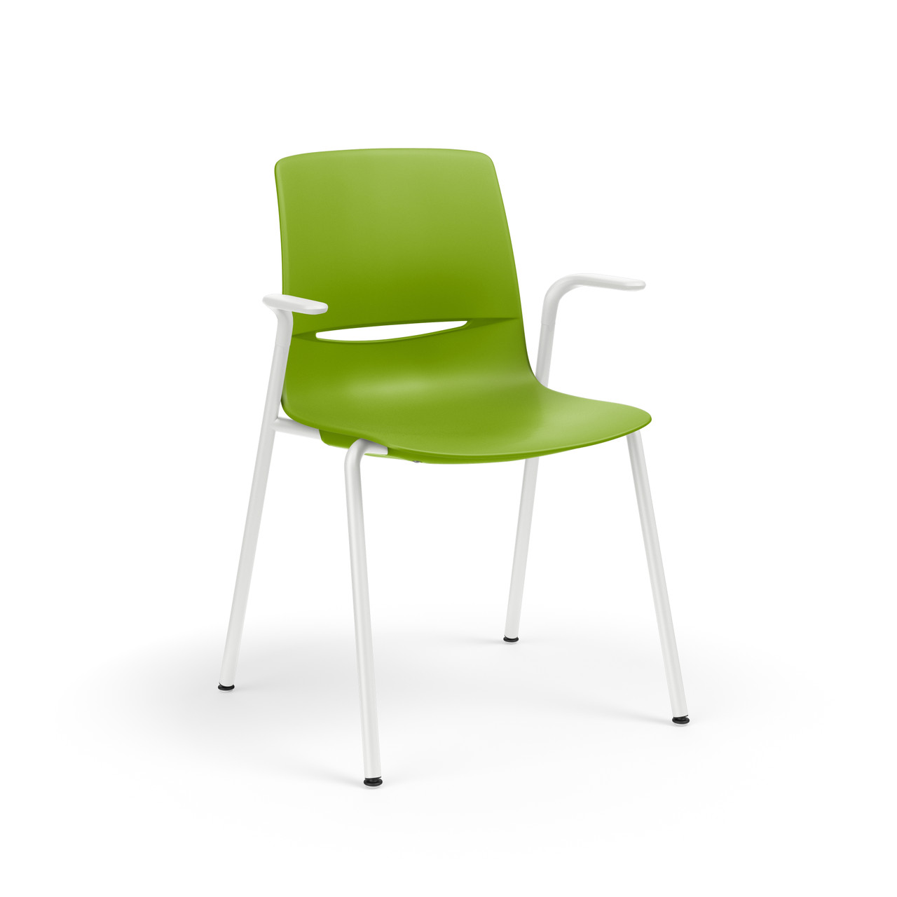 椅子 EQI-37 Stacking chair KI LL1111 LimeLite Four Leg Stack Chair with Cantilever Arms