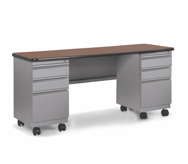 Cascade Double Pedestal Teacher Desk