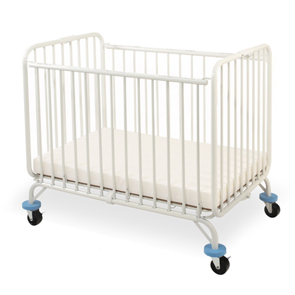 Deluxe Holiday Mini/Portable Folding Metal Crib LA Baby CS-882