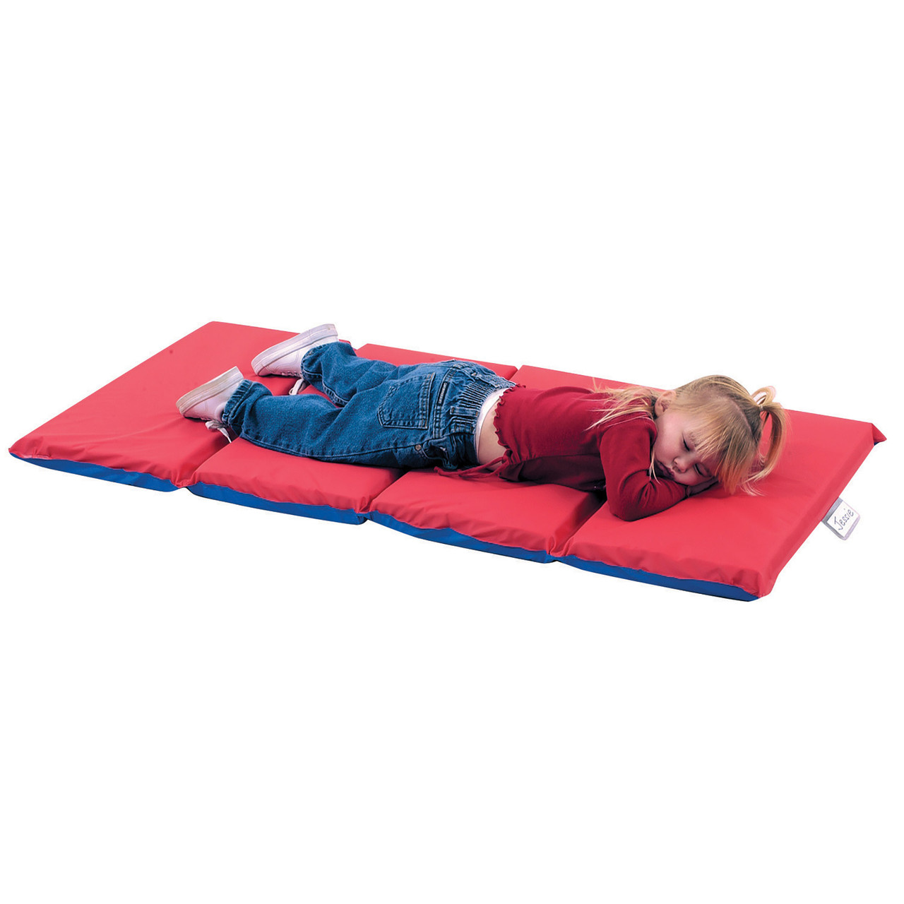 Children's Factory CF400-5 Single 4 Section Rest Mat | Affordable