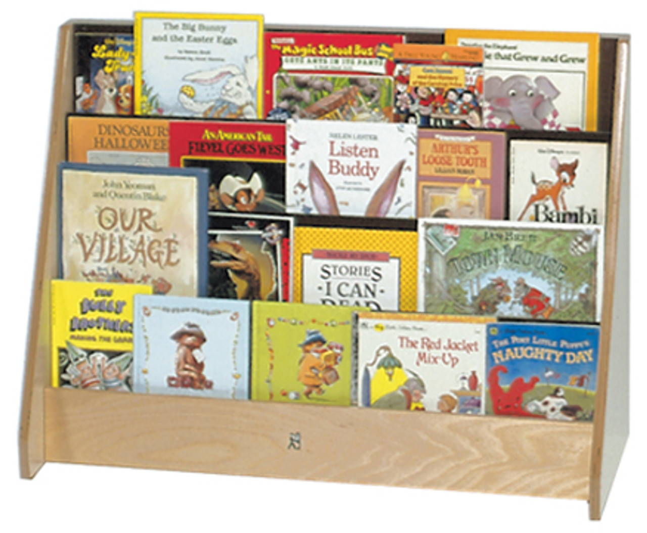 Steffy Wood Products Toddler Low Book Display 