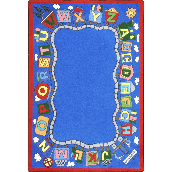 Joy Carpets Reading Train Rug