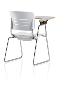 students chairs with table arms