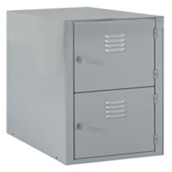 Shain LB-B2 Locker Base with Two Horizontal Lockers Shain LB-B2 Locker Base with Two Horizontal Lockers