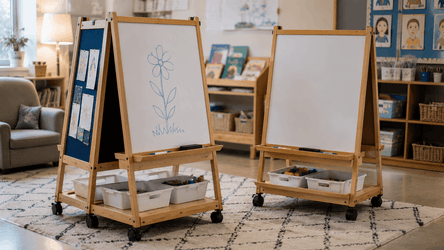 Double-Sided vs Single-Sided Teacher Easels