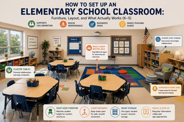How to Set Up an Elementary School Classroom: Furniture Guide
