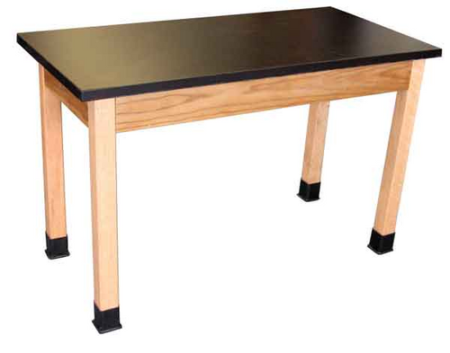 National Public Seating SLT1-3072P 30 x 72 Science Table with Phenolic Top and Plain Apron Front