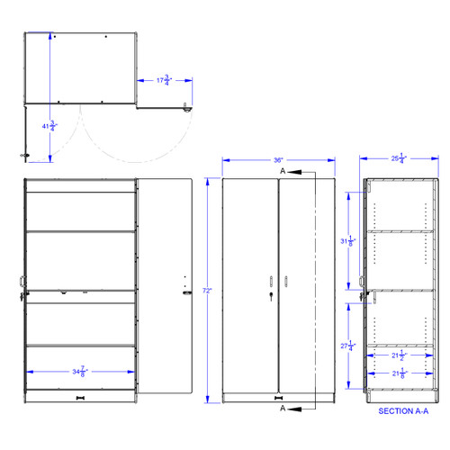 Storage Cabinet - Jonti-Craft 5950JC Storage Cabinet - Jonti-Craft 5950JC
