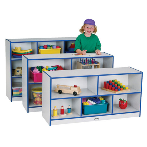 Rainbow Rainbow Accents Single Mobile Storage Unit - Jonti-Craft Rainbow Rainbow Accents Single Mobile Storage Unit - Jonti-Craft