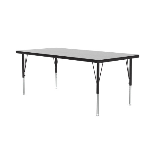 Light Duty Econoline Melamine Rectangle Adjustable Activity Table - Correll Light Duty Econoline Melamine Rectangle Adjustable Activity Table - Correll