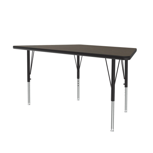 Light Duty Econoline Melamine Trapezoid Adjustable Activity Table Light Duty Econoline Melamine Trapezoid Adjustable Activity Table
