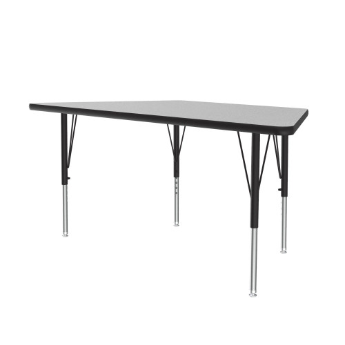 Light Duty Econoline Melamine Trapezoid Adjustable Activity Table - Correll AM3060-TRP Light Duty Econoline Melamine Trapezoid Adjustable Activity Table - Correll AM3060-TRP