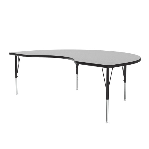 Light Duty Econoline Melamine Kidney Adjustable Activity Table - Correll AM4872-KID Light Duty Econoline Melamine Kidney Adjustable Activity Table - Correll AM4872-KID