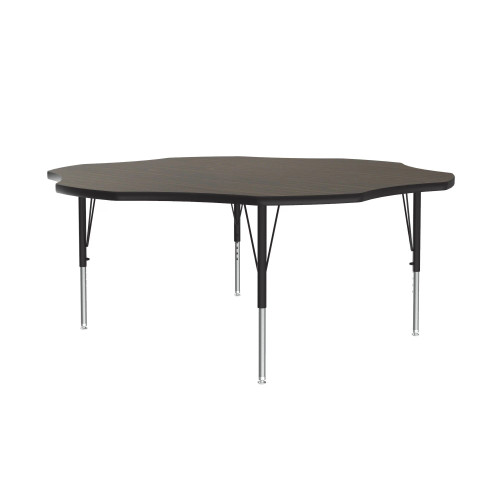Light Duty Econoline Melamine Flower Adjustable Activity Table - Correll AM60-FLR Light Duty Econoline Melamine Flower Adjustable Activity Table - Correll AM60-FLR